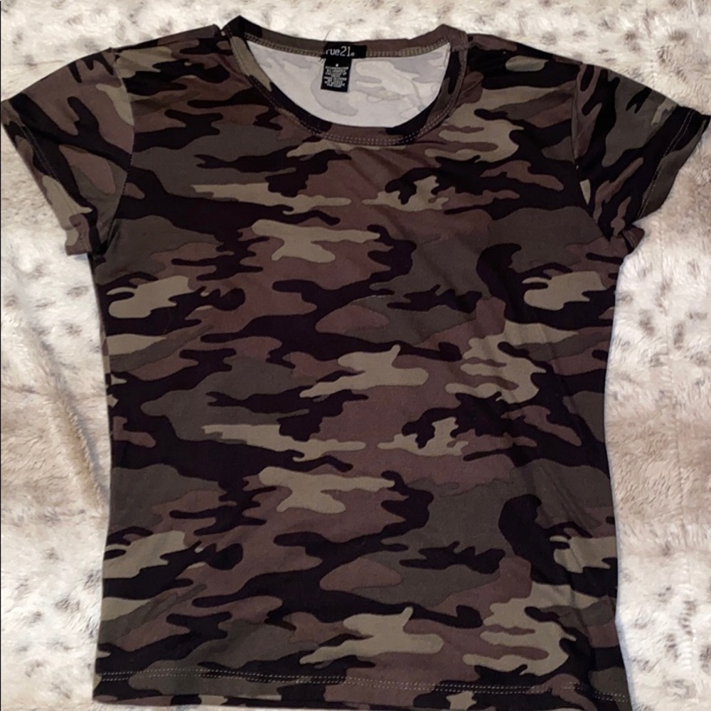 Camo print shirt